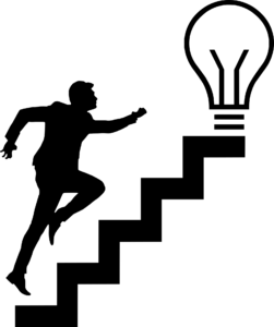 achievement, idea, stairs